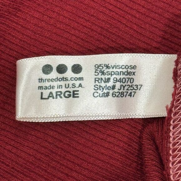 THREE DOTS RIBBED SWEATER. - Picture 7 of 8